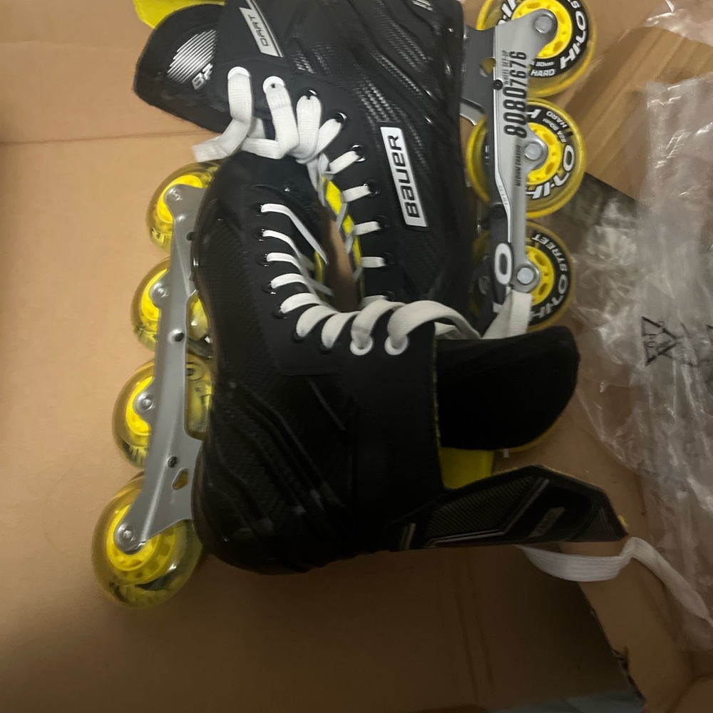 Bauer Black and Yellow Inline Skates